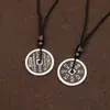 Pingente Moeda do Espírito da Montanha de Prata de Xizang com Cinábrio Ouro Negro e Pingente Moeda do Espírito da Montanha de Latão Colar Bolsa Chaveiro Ornamento