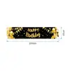 Personalización de Coplas de Cumpleaños de Fábrica de Guangzhou Transfronteriza Producto Caliente de Amazon Decoración de Evento de Fiesta Diseño Tela de Fondo para Banner