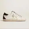 Zapatillas Gg Retro Desgastadas con Estampado de Estrellas, Estilo Pareja de Cuero Genuino, Zapatos Deportivos Casuales que Aumentan la Altura, Exclusivamente para Comercio Transfronterizo