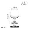 Copo de Brandy Libbey Pé Curto Vidro Espesso Grande Estilo Europeu Copo de Vinho Cerveja Taça de Vinho Tulipa