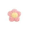 Flores Pompons Atacado em Estoque, Flores de Crochê em Lã, Acessórios para Penteados DIY, Broches para Roupas Feitos à Mão, Materiais Puros Feitos à Mão