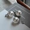 Colgante de perla australiana blanca Shijia de luz fría 14 mm con cadena de entrega simple elegante versátil regalo para mamá