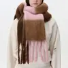 Cachecol grande xadrez novo transfronteiriço para mulheres, estilo coreano outono e inverno, atacado do fabricante, quente e atmosférico, cachecol espesso e aquecedor de pescoço