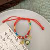 Festival del Bote del Dragón cuerda colorida hilo colorido pulsera tejida a mano Festival del Bote del Dragón niños bebé cuerda de mano joyería regalo