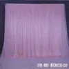 Tela de Fondo para Bodas de Doble Capa Cortina de Gasa Cortina con Gasa Cortina para Transmisión en Vivo Decoración de Malla para Bodas Decoración de Escena de Cumpleaños