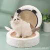 Placa Arranhador para Gatos Sisal Panda Ninho para Gatos Coelho Desenho Animado Bacia Arranhadora para Gatos Resistente a Arranhões Resistente a Rasgos Universal para Todas as Estações Suprimentos para Gatos