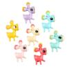 Accesorios de animales de resina de burro tocado infantil accesorios para el cabello pin BB pin de pico de pato material zapatos con agujero parche venta al por mayor