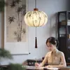 [Transfronterizo] Lámpara de mesa, Lámpara colgante para restaurante, Lámpara estilo isla Wabi-Sabi, Lámpara de tira larga, Estilo vintage japonés, Estilo minimalista italiano, Lámpara simple china para comedor