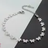 Pulsera de amor personalizada de acero inoxidable transfronteriza para mujer, temperamento nicho, estilo frío simple, joyería de mariposa al por mayor