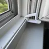 1 pieza Limitador de Ventana Universal Anti-pellizco Protector de Mano Cuña Abridor de Espacios Tope de Puerta Ajustable Soporte Antiviento
