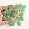 Superficie de Anillo de 15*20 mm Ágata Natural Aventurina Verde Amatista Ojo de Tigre Forma de Huevo Parche Ovalado Accesorios de Joyería DIY