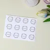Tarjeta de agradecimiento plegada de cartulina blanca de 300 g en stock del fabricante, juego de sobres para tarjetas de felicitación creativas navideñas y de cumpleaños, personalización transfronteriza