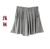 Pantalones Cortos de Modal para Dormir para Mujer, Pantalones Cortos para Casa, Tallas Grandes, Holgados, Casuales, de Tres Cuartos, para Playa, Estilo Perezoso, Versión Delgada