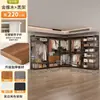 Cabideiro de metal guarda-roupa combinação aberta de chão cabide de roupas de quarto cabide de closet walk-in doméstico