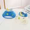 Chapéu de Sol de Bebê Desenho Animado Elástico Ajustável Topo Aberto Personalizado Casual Esportes ao Ar Livre Proteção Solar Chapéu de Sol Chapéu