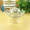 Caixa de Doces Transparente de Plástico PS para Fábrica Embalagem de Armazenamento de Doces para Lanches Caixa Vazia