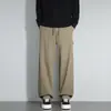 Pantalones casuales rectos y fluidos estilo American high street para hombre, corte holgado, nuevo modelo 2026, pants deportivos, marca de moda, pantalones elegantes