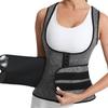 Cinto de Suporte Duplo para Cintura Transfronteiriço para Mulheres, Peça Modeladora de Cintura, Colete Térmico, Proteção para as Costas, Suporte para a Cintura, Cinto Abdominal Lombar