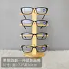 Estante para Lentes Estante de Exhibición Estante de Almacenamiento de Madera Maciza Accesorios de Exhibición Estante de Pared para Gafas de Sol Almacenamiento Caliente