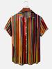 Estampa Camisa Havaiana Top Verão Nova Masculina Lapela Cardigã Casual Confortável Esportiva Estampa Digital