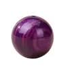 Cuentas Sueltas de Cristal Morado Natural, Amatista, Ágata Calcedonia Morado-Verde Redondas, Joyería Estilo Lujo Ligero, Accesorios de Cuentas de Alta Gama