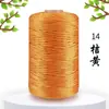 125g Ligero Hilo de Seda Helada Hilo de Lino Helado Tejido Medio Fino Bolsa DIY Cojín Hilo Hueco Hilo Brillante Hilo para Crochet