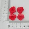 Rosa de Cinta de Poliéster de unos 2 cm Brotes Flores para Joyería Flores Hechas a Mano Accesorios para Ropa Accesorios para Juguetes
