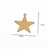 Atrapasueños de cristal de viento INS, colgante decorativo, accesorios de cobre para bricolaje, accesorios de círculo de luna y estrella