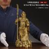 Faca de suporte de cobre Guan Gong ornamentos Tuobao Guan Gong Guan Erye casa varanda loja grandes decorações Guan Di estátua