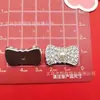 Nudo de Lazo Estrella de Pedrería Perla Estilo Chanel Plástico Accesorios Pasador DIY Funda de Teléfono Accesorios para Zuecos