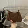 Bolso Bandolera Elegante de Color Sólido, Bolso de Hombro, Bolso de Mano Casual y de Moda 2025, Nuevo para Viajeros