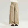 Calça de Trabalho Infantil Pudding Haru 2026 Nova Coleção Primavera Estilo Versátil para o Dia a Dia de Meninas, Solta e Confortável