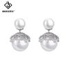 Brincos de Pérola Elegantes de Celebridade Dupla Face para Mulheres Luxo Leve Design de Nicho Sensação de Alto Padrão Diário Versátil Brincos Elegantes Brincos