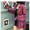 Camisa de mujer estilo Hyuna con vibra de Hong Kong, princesa sirena polarizada MM, talla grande holgada de manga larga con protección solar