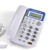 Teléfono Fijo Cableado Zhongnuo C168 de Fábrica para Uso Doméstico y de Oficina, Sin Batería, Al Por Mayor