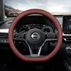 Adequado para Nissan Sylphy, Teana, X-Trail, Qashqai e Kicks, esta capa de volante é antiderrapante, ultrafina, leve e universal para todas as estações.