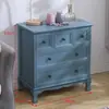 Cómoda de Madera Maciza en Liquidación Armario con Cajones para Dormitorio Armario de Almacenamiento para Sala de Estar Cómoda de Uso Doméstico