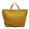 Bolsa Tote Grande para Deslocamento 2025 Primavera e Verão Novo Estilo Bolsa de Lona Simples e Versátil Bolsa de Aula para Estudante Universitária