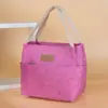 Bolso Nuevo para Mujer Tela Oxford Impermeable Tirar Bolsa para Lonchera Bolsa Bento Bolsa Cuadrada Pequeña Bolsa de Mamá