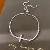 Pulsera ojo de concha incrustada con circonita, sensación de lujo ligero nicho de alta gama, personalizada, a la moda, simple, joyería versátil al por mayor