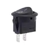 Interruptor basculante redondo de 20 mm SC 38850.00g-speed interruptor basculante de tres velocidades con lámpara 12A 250V