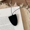 Estilo Coreano Collar con Clip para Gafas de Cuero con Estampado de Leopardo Merade Diseño de Nicho Sentido de la Moda Versátil Cadena para Clavícula Collar de Lujo Ligero