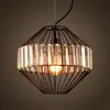Lámpara de Cristal Retro Estilo Industrial Americano Candelabro para Restaurante Candelabro para Vestidor Entrada Escaleras Iluminación para Comercio Exterior de Amazon