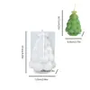 Molde de Silicona para Adornos de Árbol de Navidad, Velas Navideñas, Helado, Crema, Aromaterapia de Yeso DIY