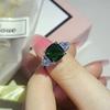Suministro Transfronterizo de Artículos Pequeños, Anillos Verdes Cerrados Estilo Ins, Accesorios, Joyería, Fuente para Transmisiones en Vivo de Comercio Exterior R7971