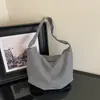 Bolso de Hombro para Mujer para la Escuela, Nuevo Otoño 2026 Moda Casual a Cuadros, Bolso Cruzado Tipo Dumpling de Gran Capacidad