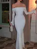 Moda Feminina Europeia e Americana Cross-Border Nova Outono/Inverno 2025 Site Independente Amazon Vestido de Festa Bodycon Elegante de Renda