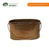Cesta de Talheres Metálica Retrô Personalizada, Cesta de Ferramentas Satchel com Quatro Compartimentos, Cesta de Armazenamento de Talheres e Hashis de Ferro Galvanizado