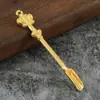 Cenicero Pequeño Metálico con Forma de Corona Transfronterizo Cuchara Botella para Rapé Clavo para Tabaco Cuchara para Pasta de Tabaco Pala Cuchara para Medicamentos Pala para Medicamentos