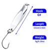 Señuelo de Lentejuelas para Pesca de Arrastre, Señuelo de Anzuelo Único para Pesca de Whitefish, Señuelo de Lentejuelas Angulado y Biselado